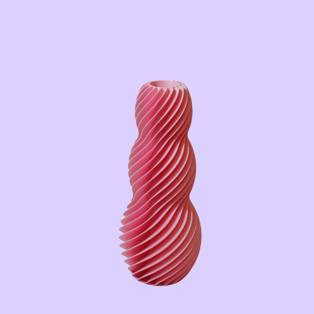 Artemis Vase - Bubblegum Pink Small